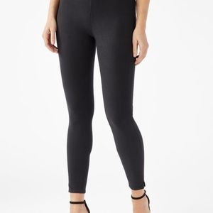 JustFab High Rise Denim Jeggings in Black